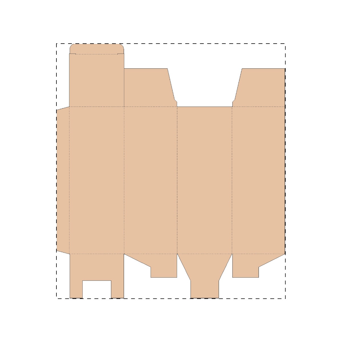 Maßgefertigter Kraft-Wellpappkarton (287 x 319 mm)