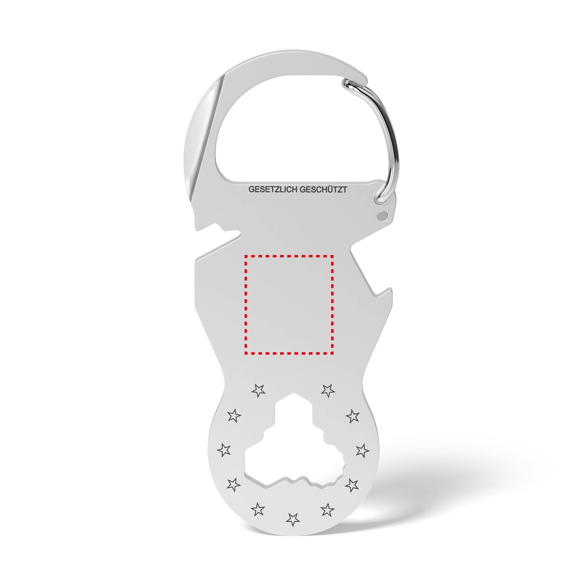 Auf dem Produkt (1,4 x 1,4 cm)