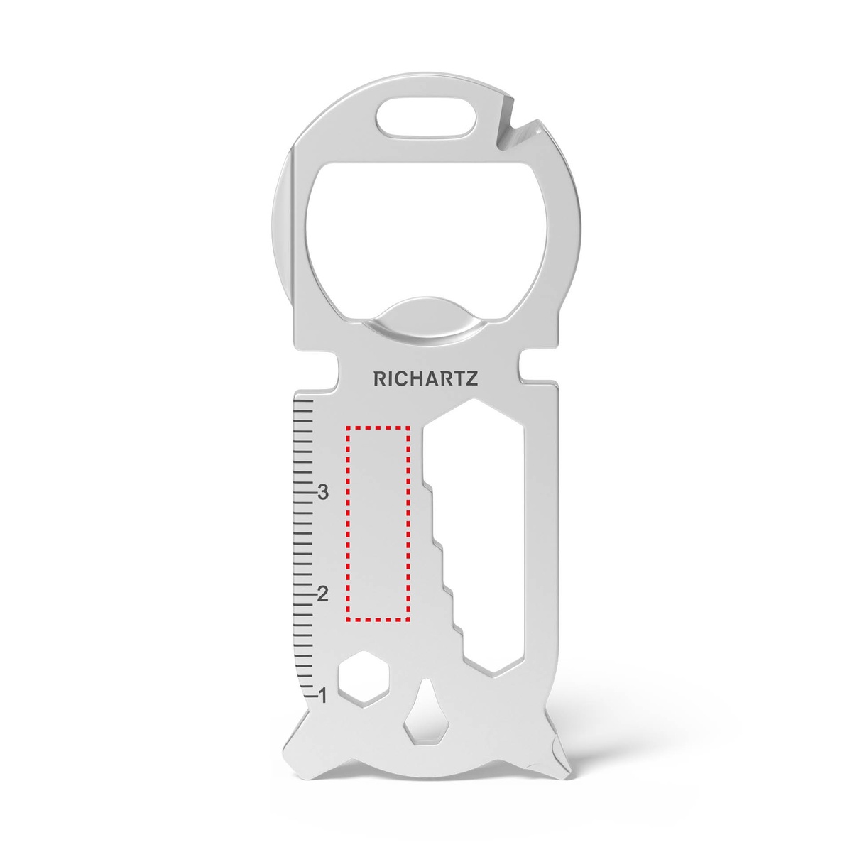 Auf dem Produkt Rückseite (0,7 x 2,2 cm)
