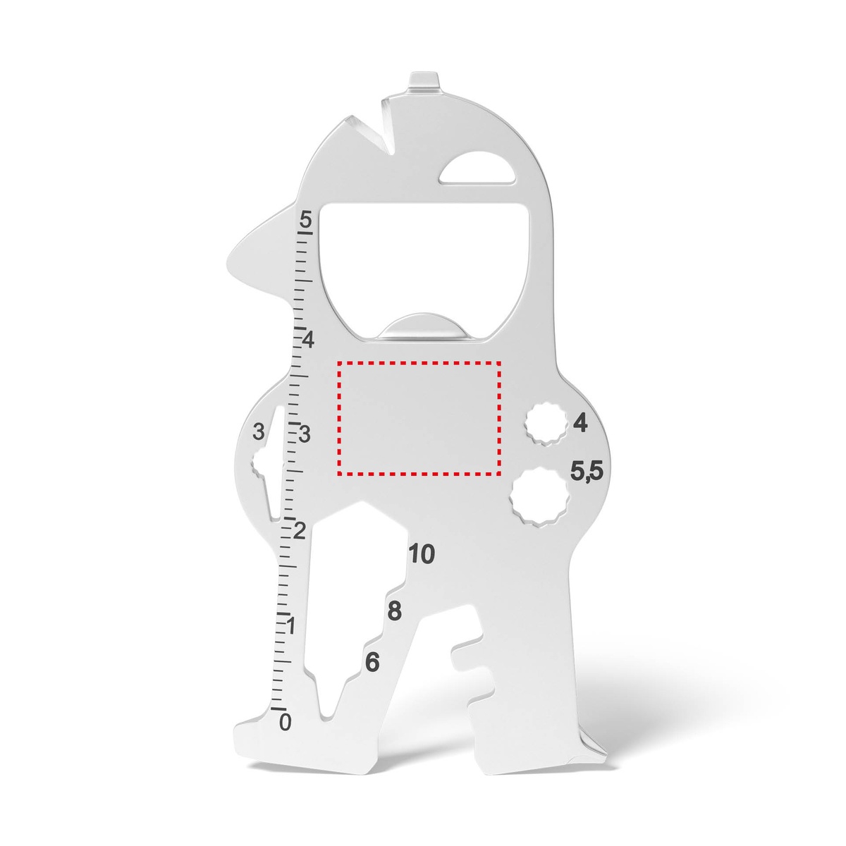 Auf dem Produkt (1,5 x 1,3 cm)