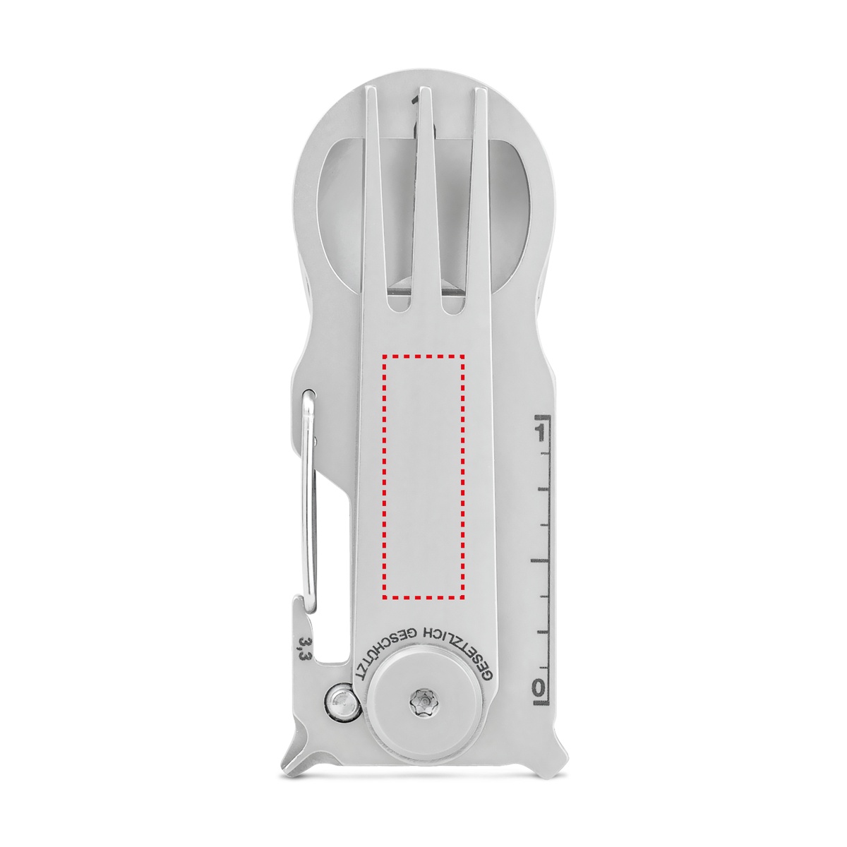 Auf dem Produkt (2,3 x 0,85 cm)