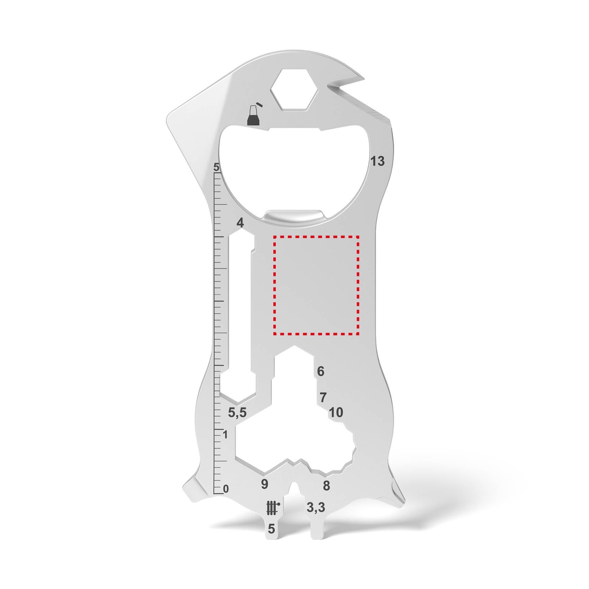 Auf dem Produkt (1,5 x 1,5 cm)