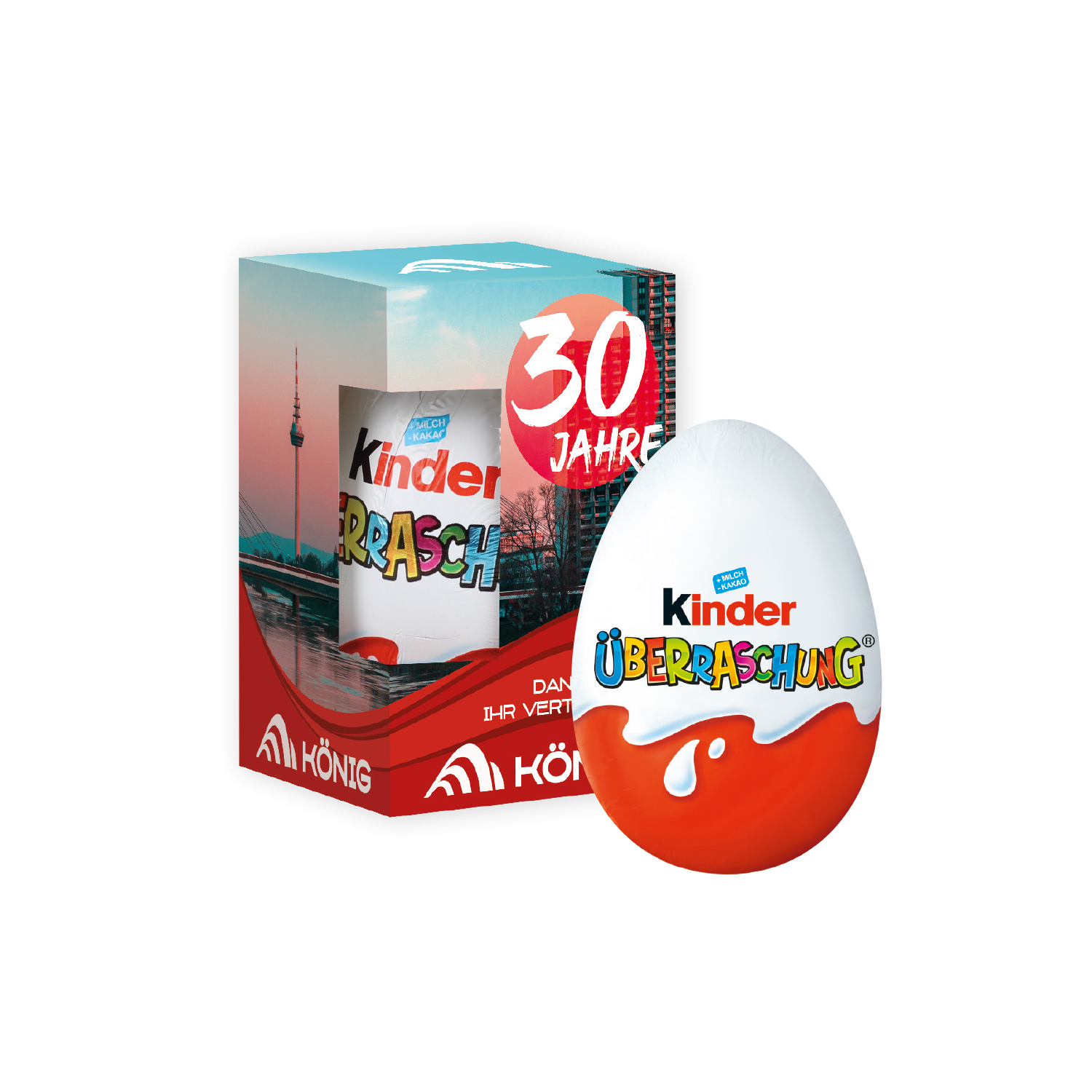 Rundum (ca. 4,7 x 4,7 x 6,5 cm)