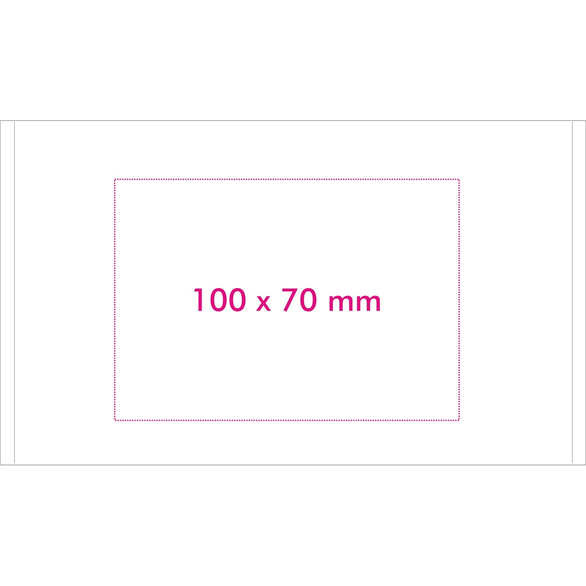 Tasche Rückseite (10 x 7 cm)