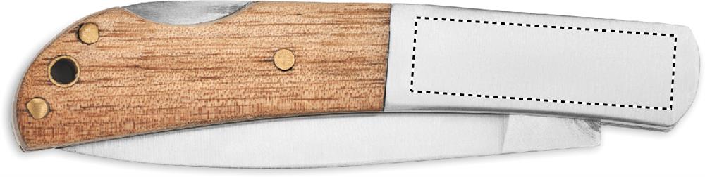 linkshändig Stahlteil (1 x 3,5 cm)