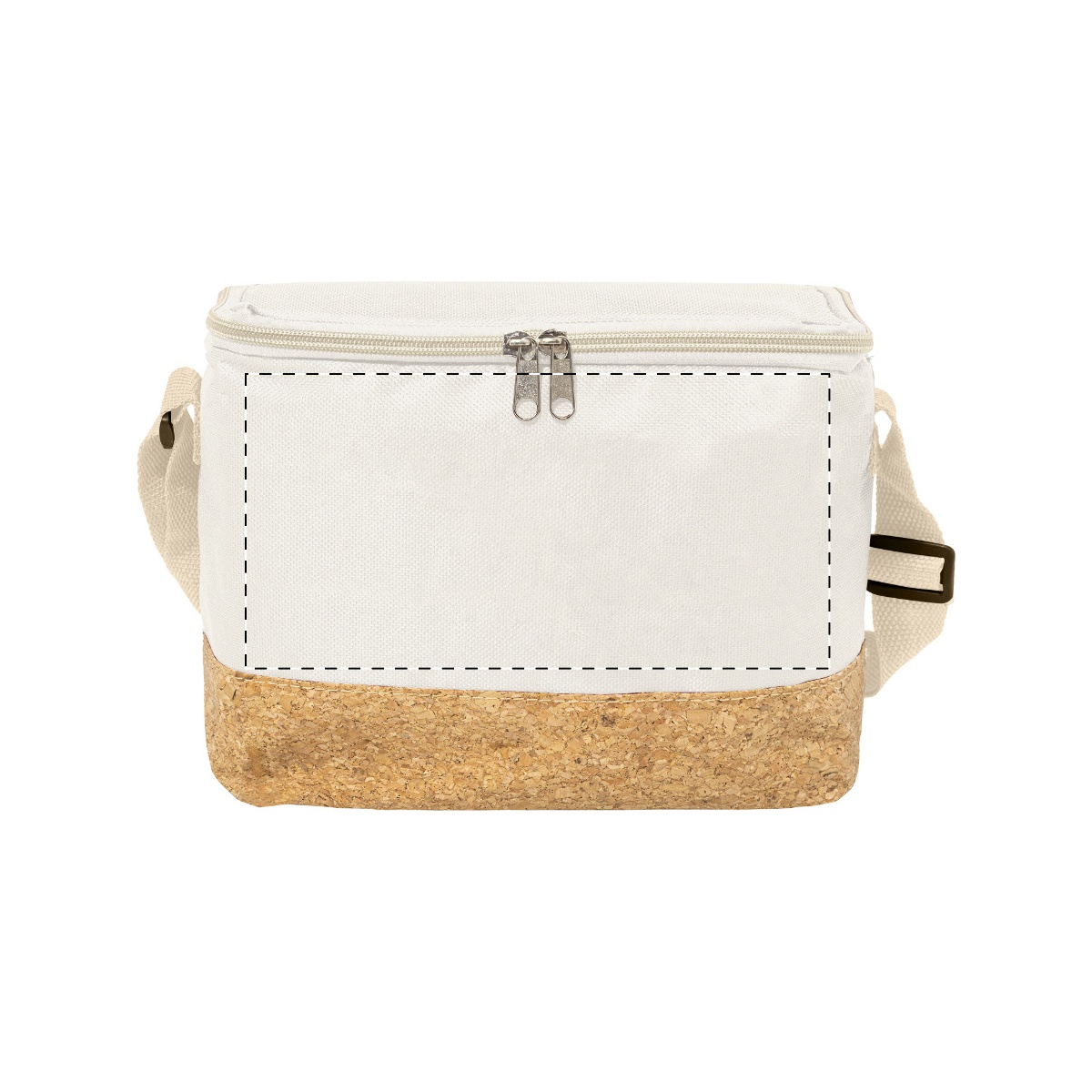 Vorderseite - unterhalb Reißverschluss (180 x 100 mm)