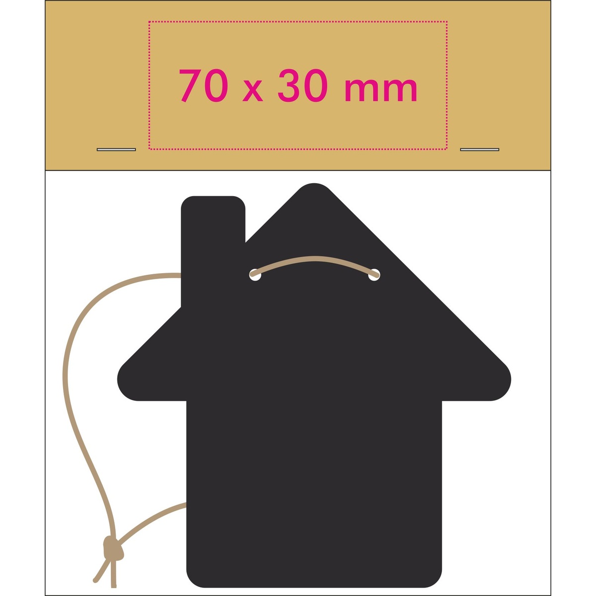 Vorderseite (7 x 3 cm)