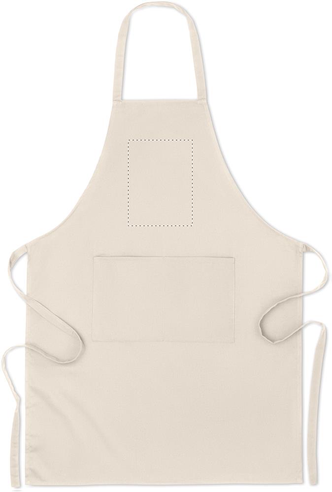 Vorderseite über Tasche (20 x 15 cm)