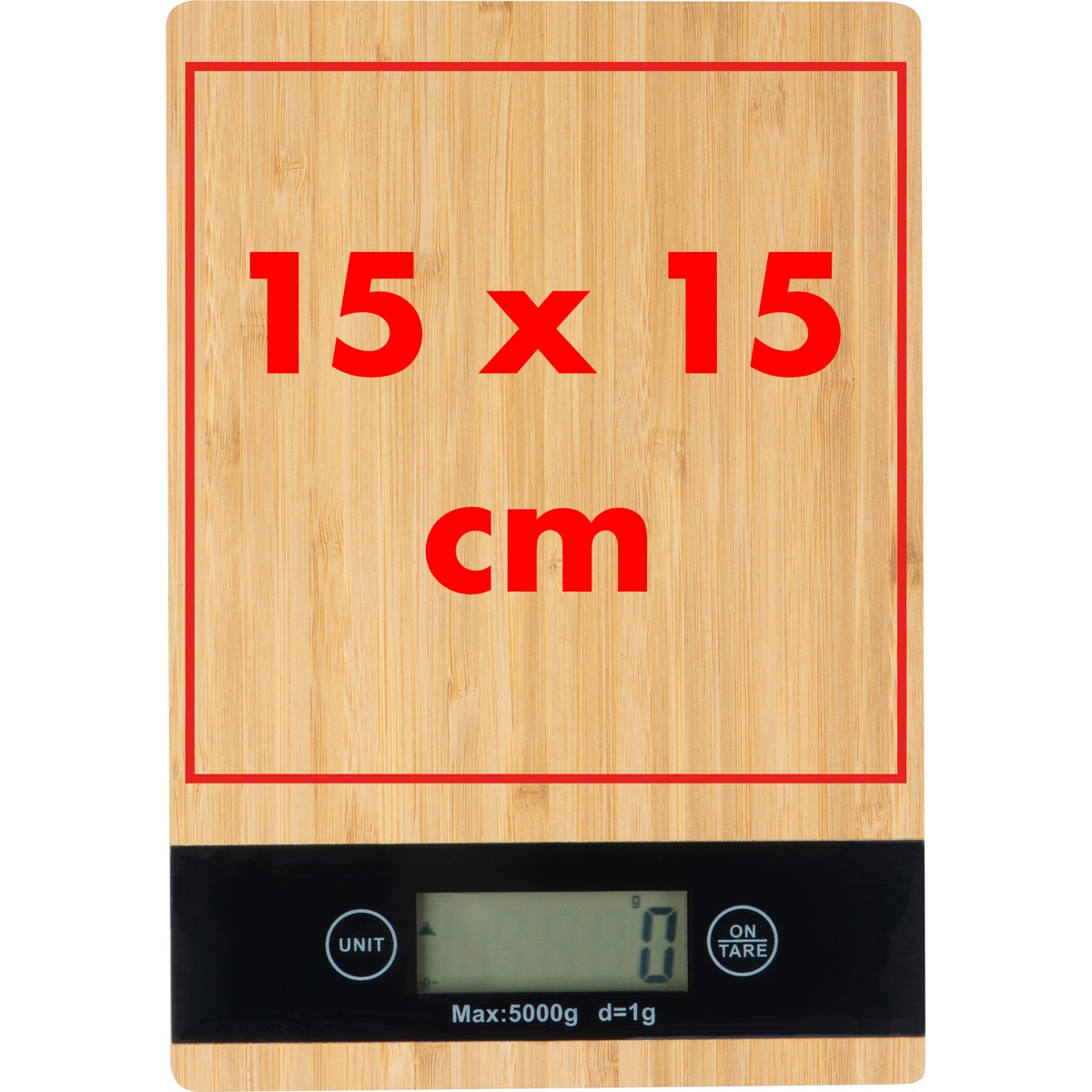 Auf der Holzoberfläche (15 x 15 cm)