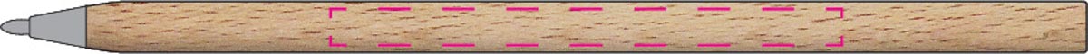 mittig (7x0,5 cm)