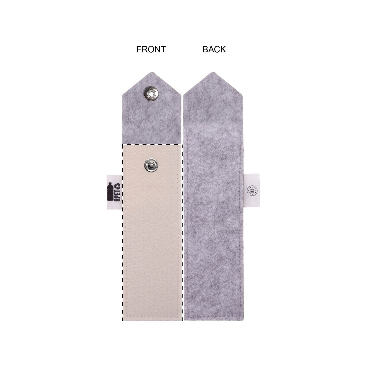 Vorderseite (50 x 155 mm)