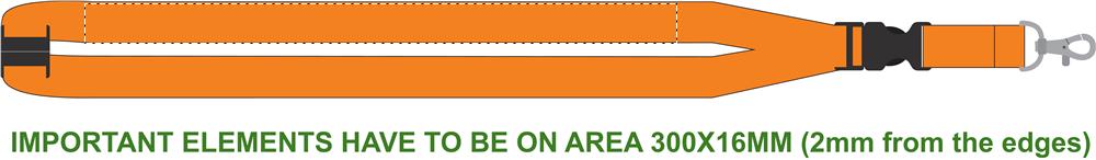 Band hinten auf weiß (2 x 30 cm)