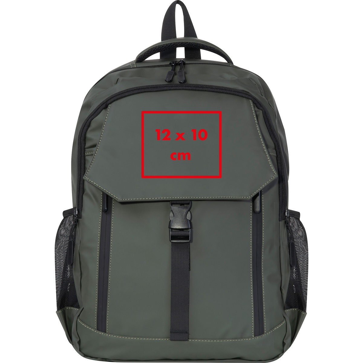 Auf dem Taschenüberschlag (12 x 10 cm)