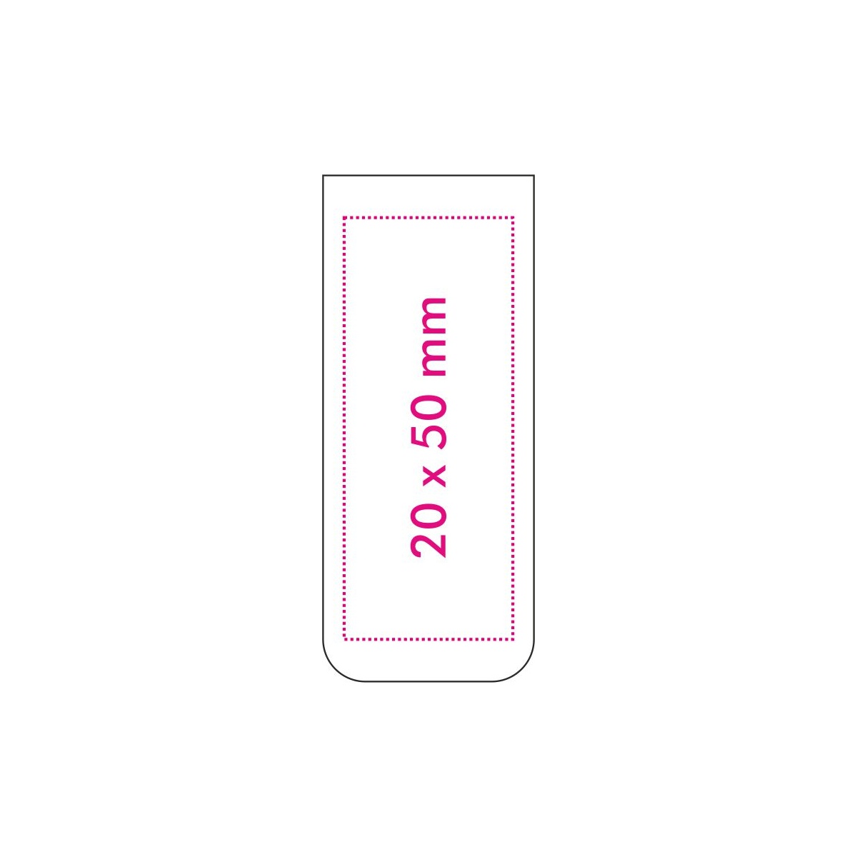 Vorderseite (2 x 5 cm)