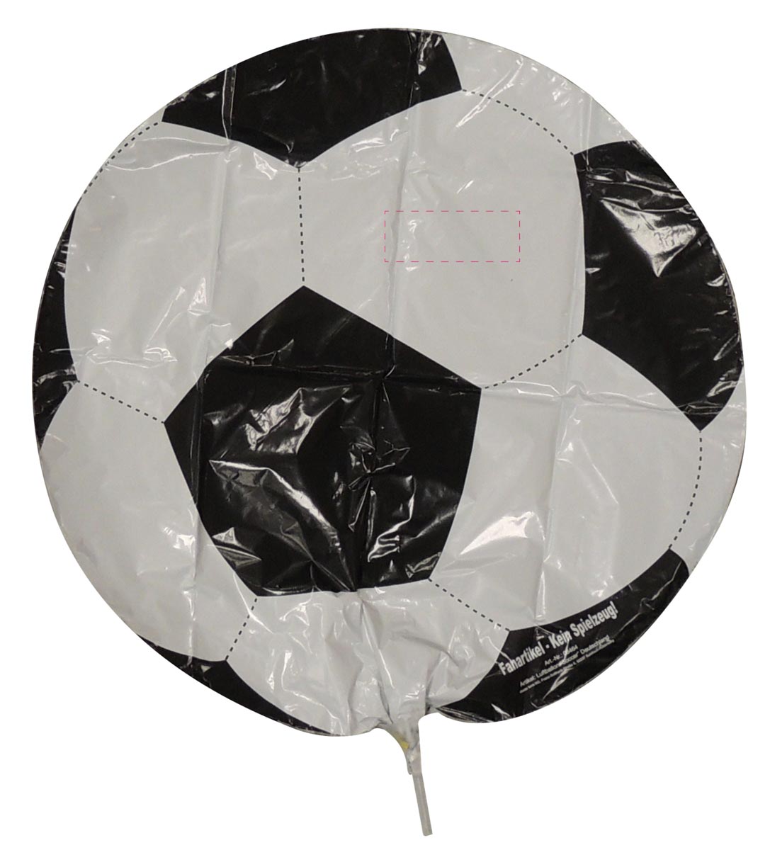 auf ein weißes Segment (8x3 cm)