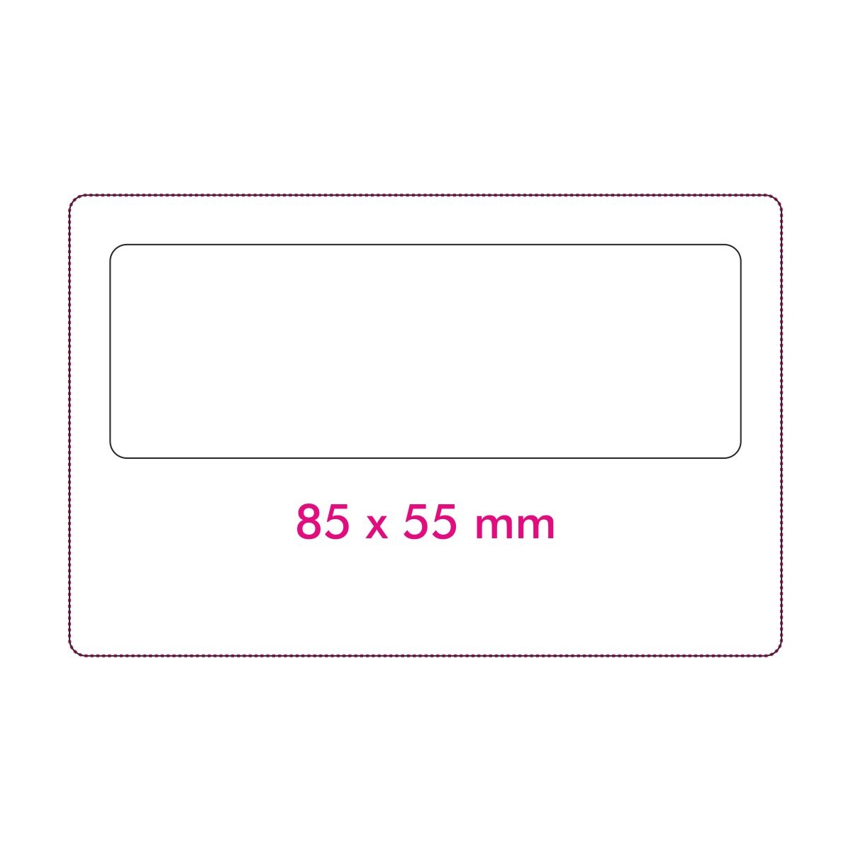 Vorderseite (8,5 x 5,5 cm)