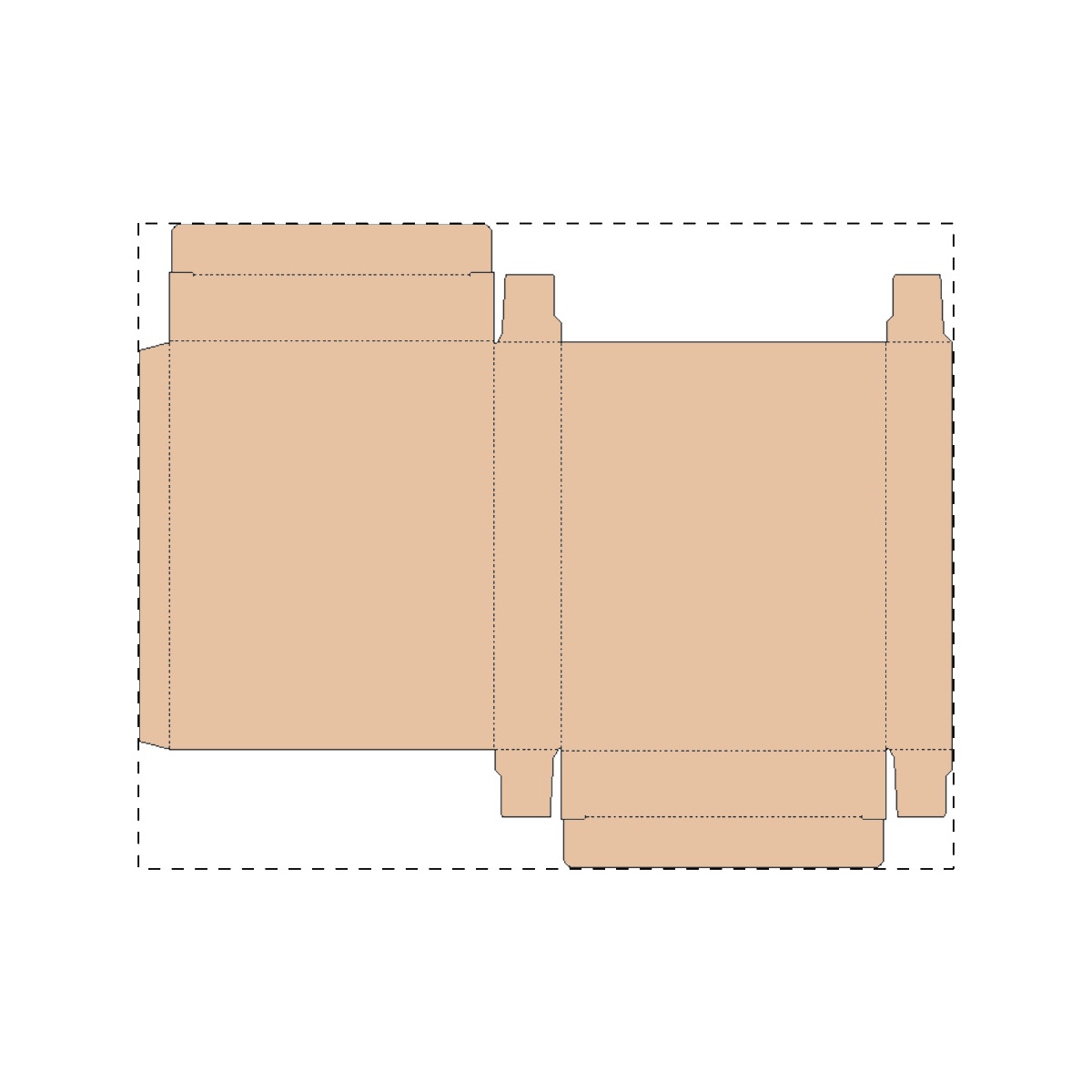 Maßgefertigter Kraft-Karton (239 x 189 mm)