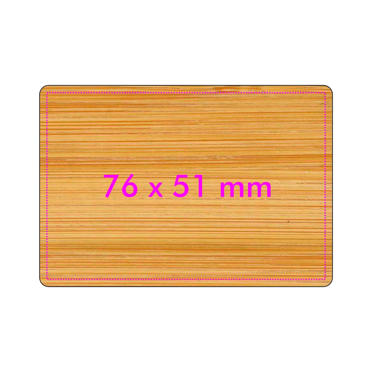 Vorderseite (7,6 x 5,1 cm)