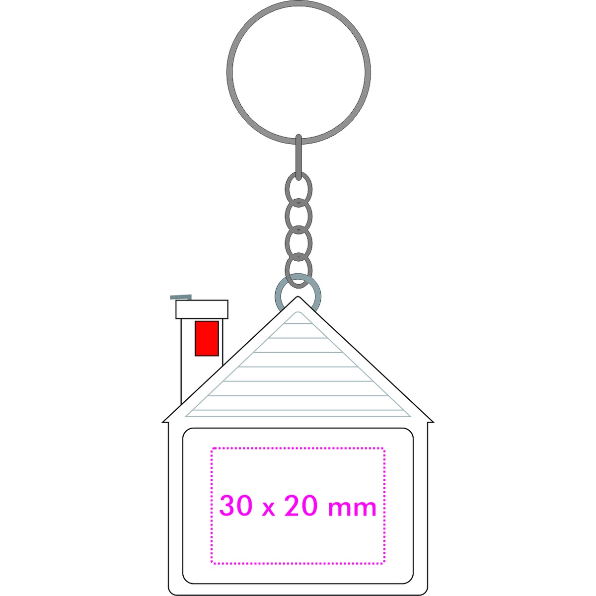 Vorderseite (3 x 2 cm)