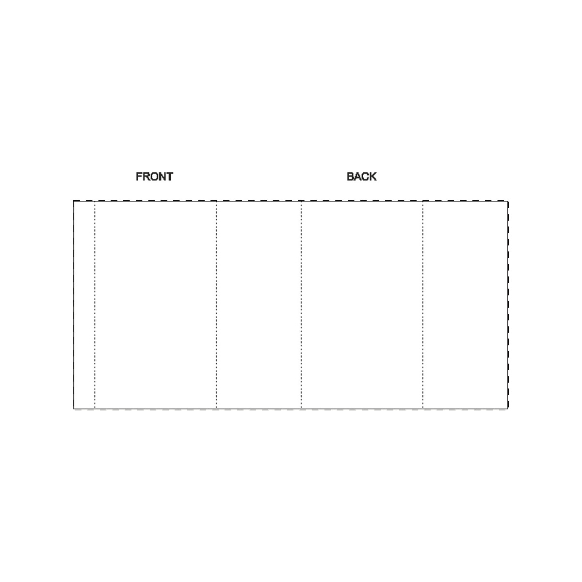 Maßgefertigte Papierbanderole (204 x 98 mm)