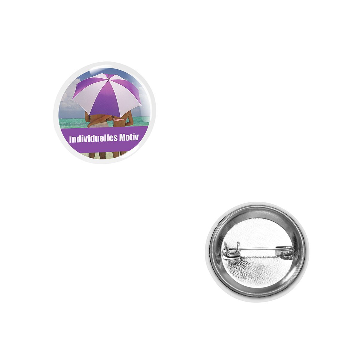 Einleger/Aufkleber Vorderseite (ø 2,5 cm)