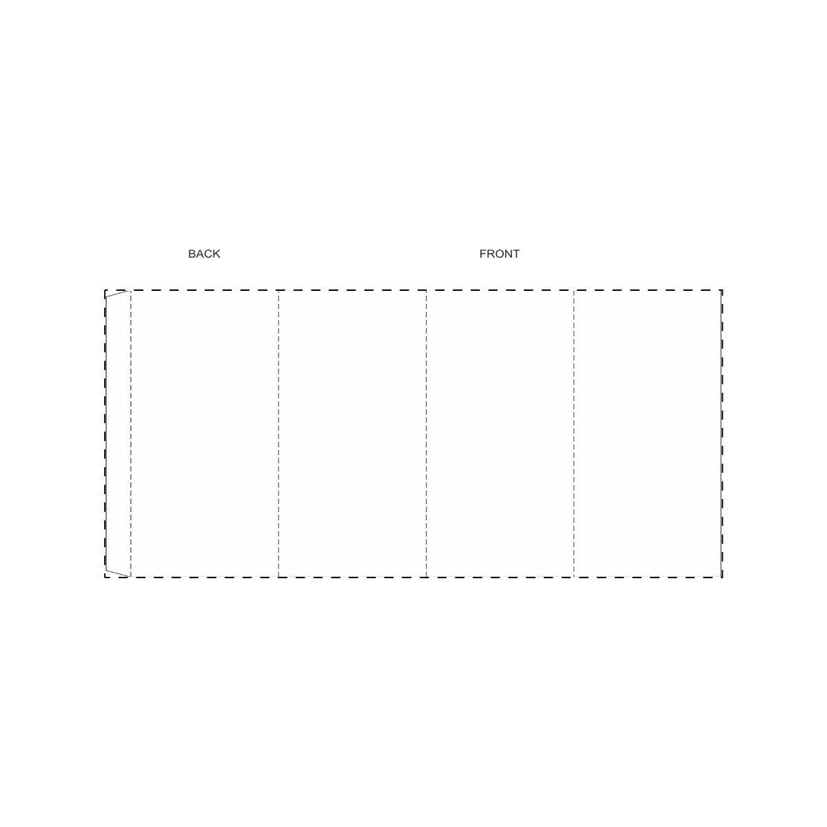 Maßgefertigte Papierbanderole (401 x 187 mm)