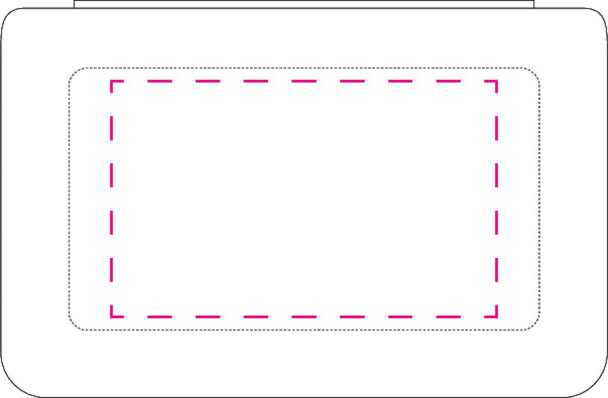 Boden mittig (6,5x4 cm)