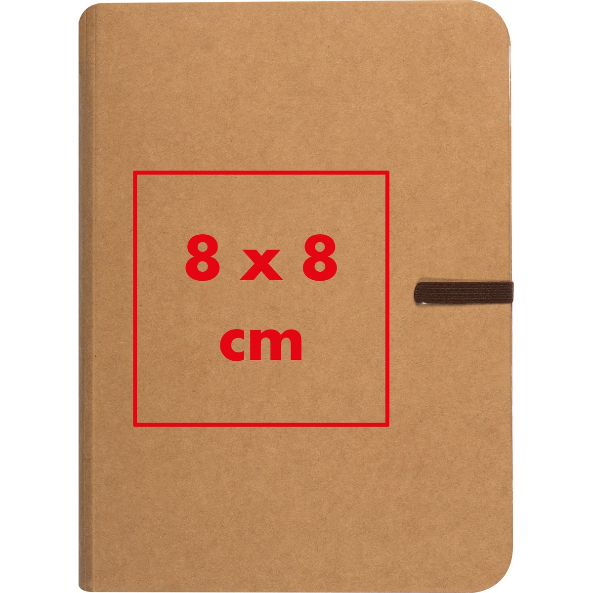 Auf der Rückseite (8 x 8 cm)