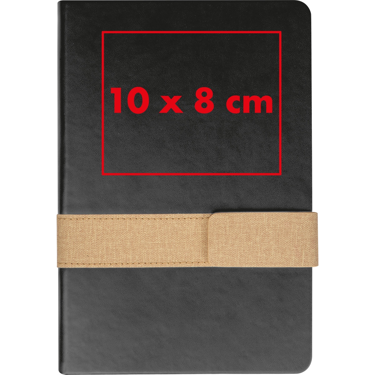 Auf der Vorderseite (10 x 8 cm)