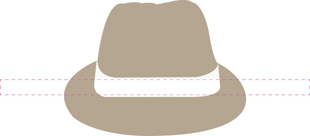 auf Hutband (40x2 cm)