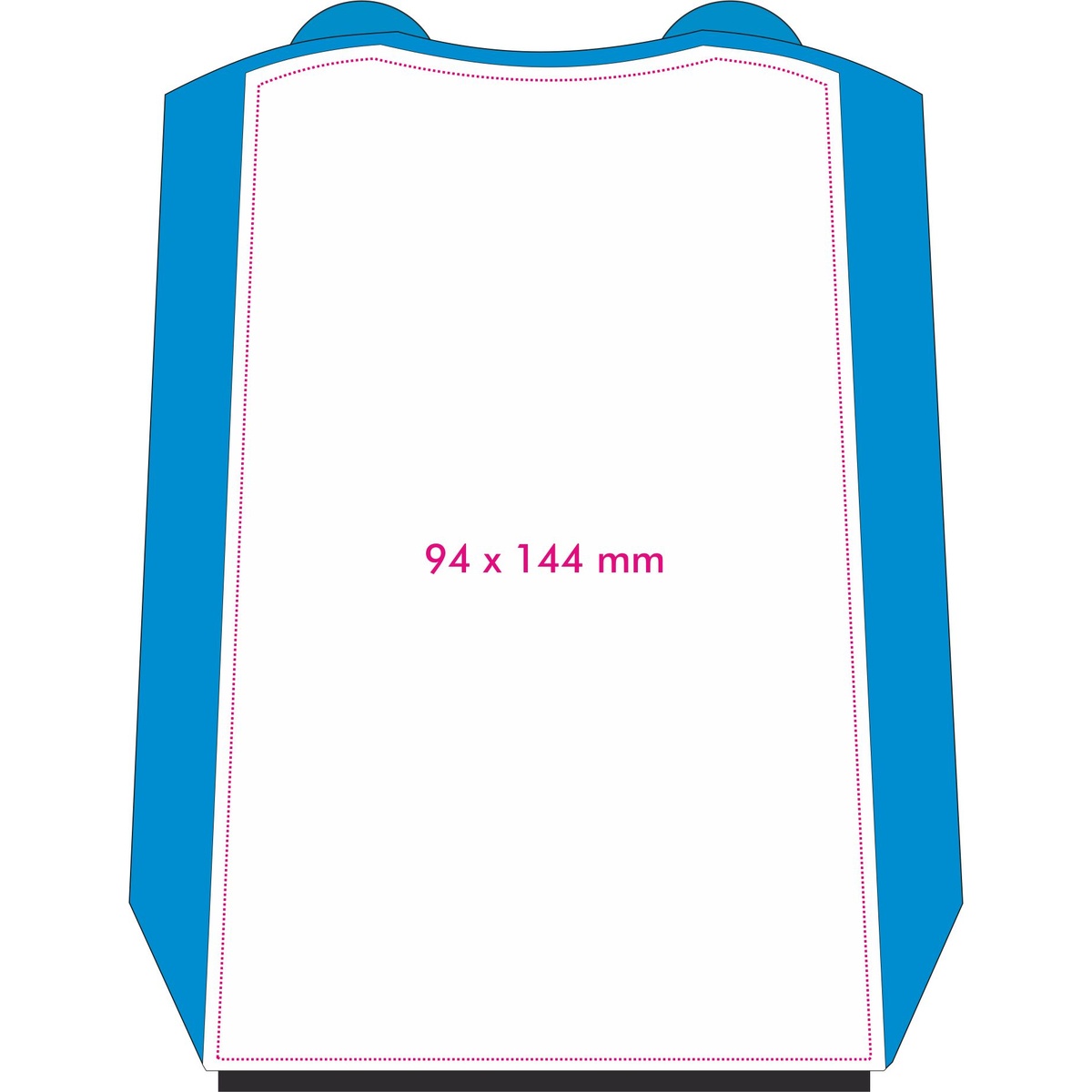 Rückseite (9,4 x 14,4 cm)