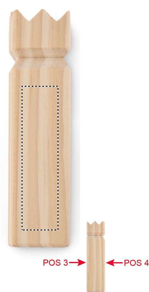 König Vorderseite (6 x 1,5 cm)