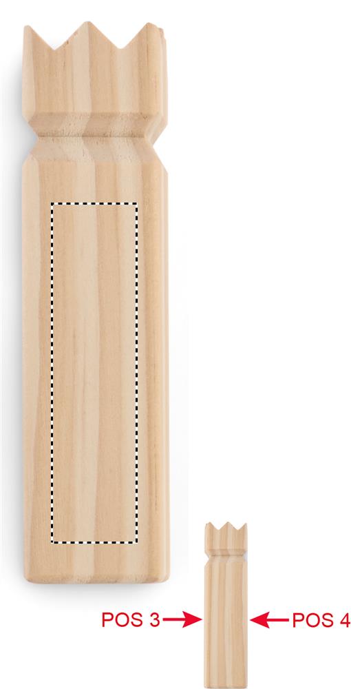 König Rückseite (6 x 1,5 cm)