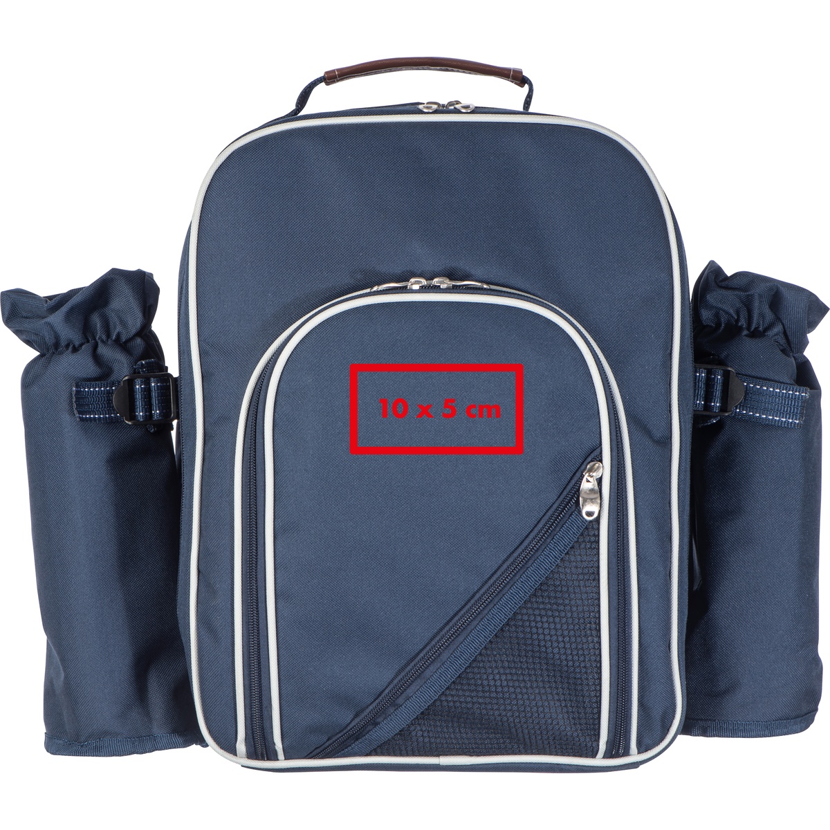 Auf der Vorderseite (10 x 5 cm)