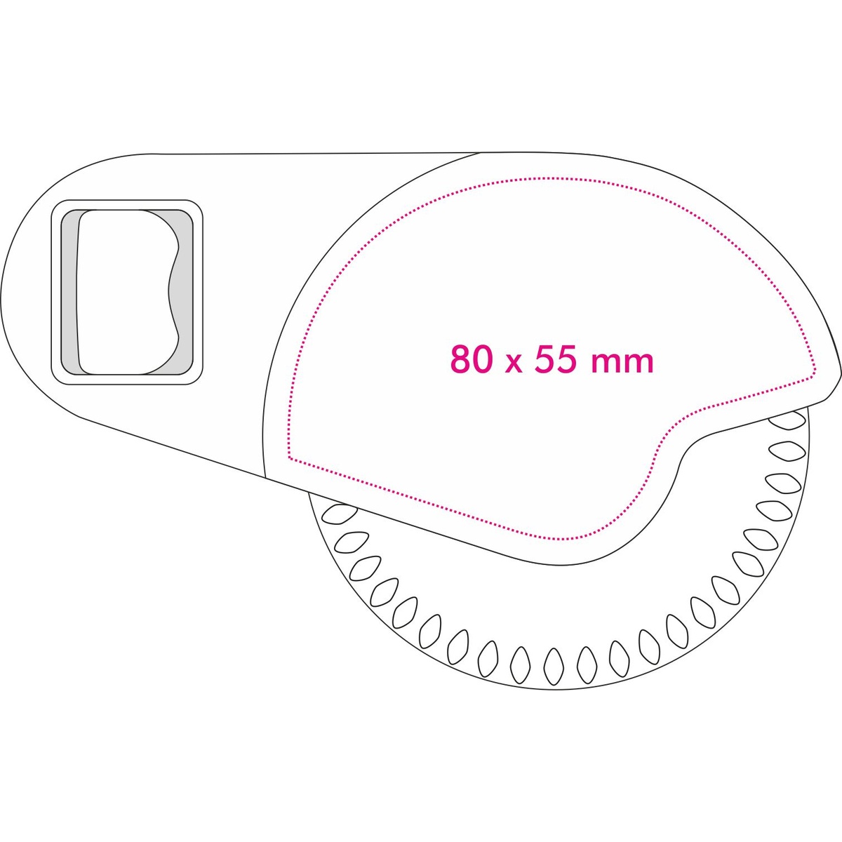 Rückseite (8 x 5,5 cm)