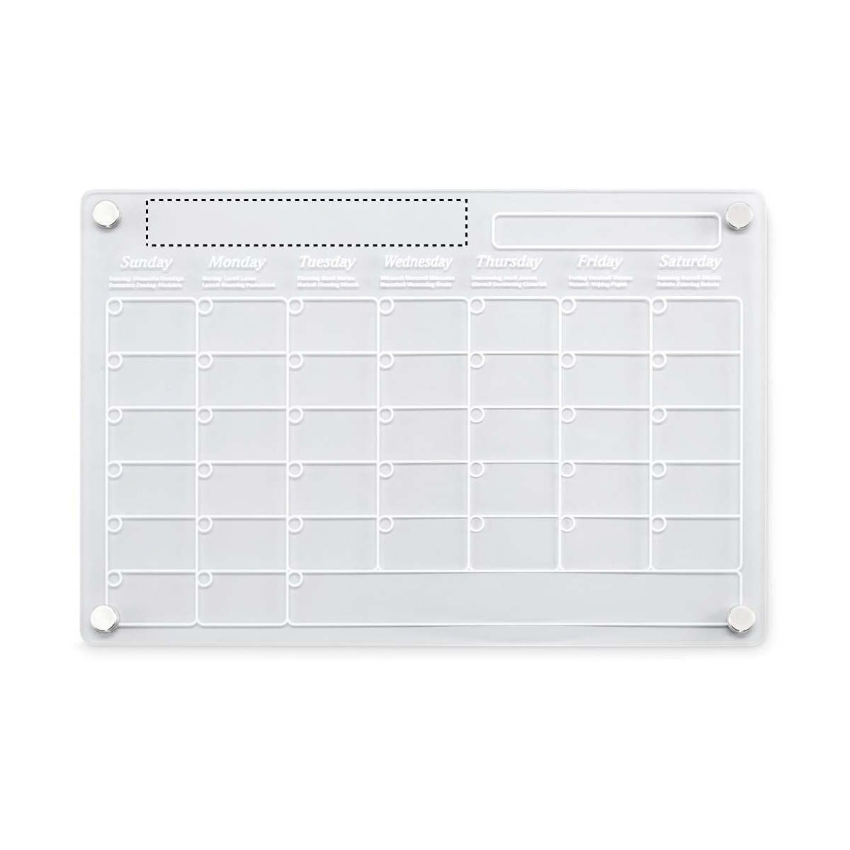 Vorderseite (20 x 140 mm)