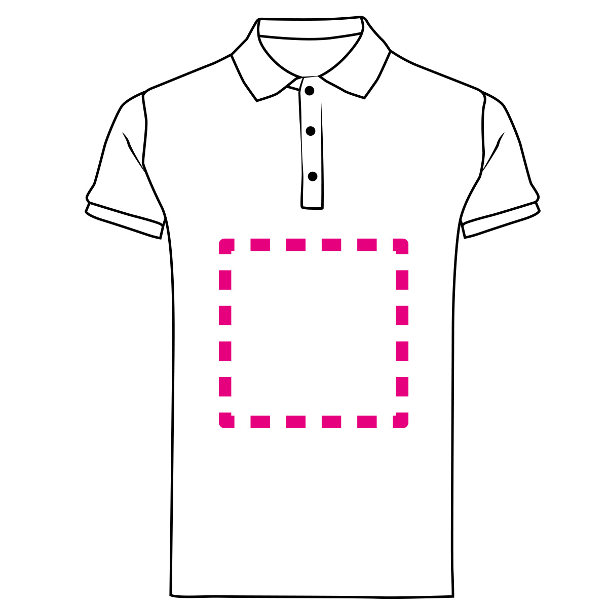 Brust Mitte (Logo groß)