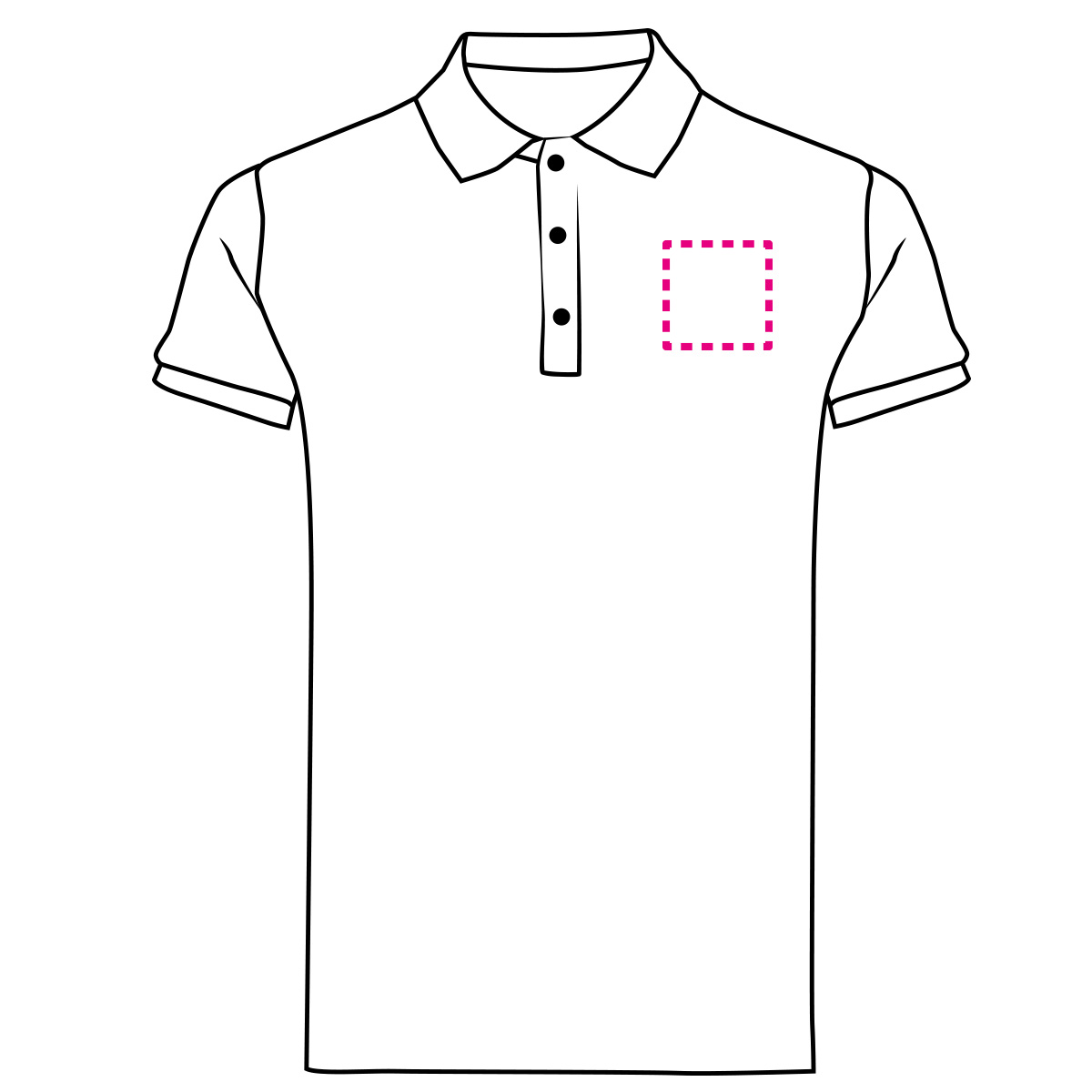 Brust links (Logo klein)
