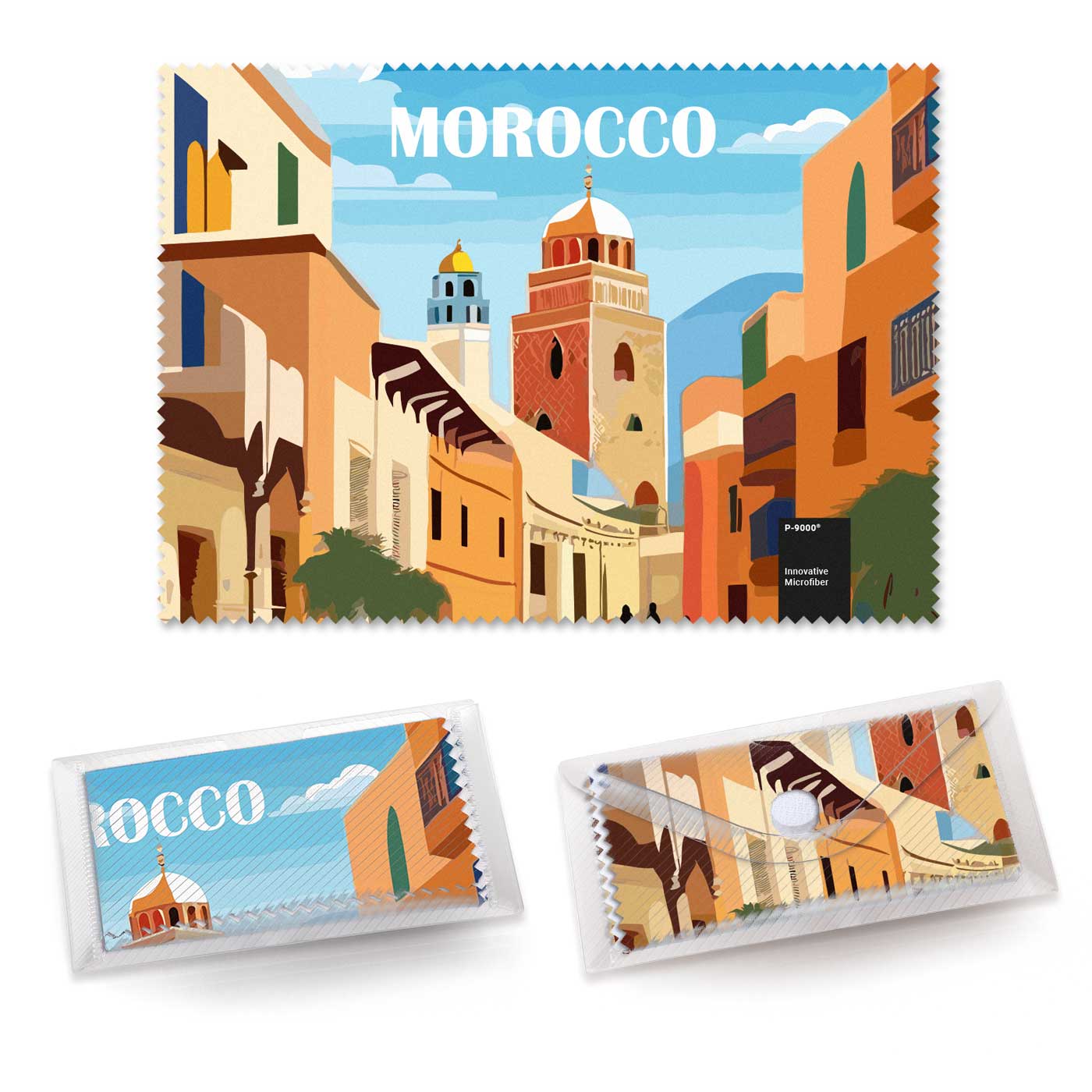 Auf Vorderseite ganzflächig (21 x 15 cm)