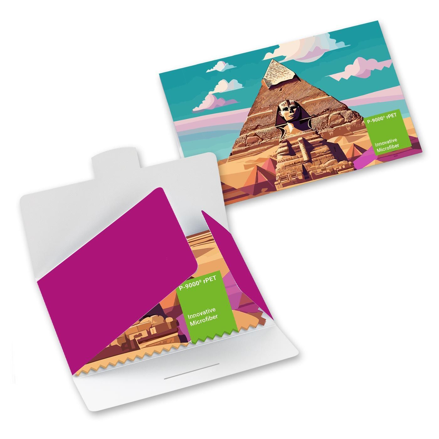 Auf Vorderseite ganzflächig (30 x 20 cm)