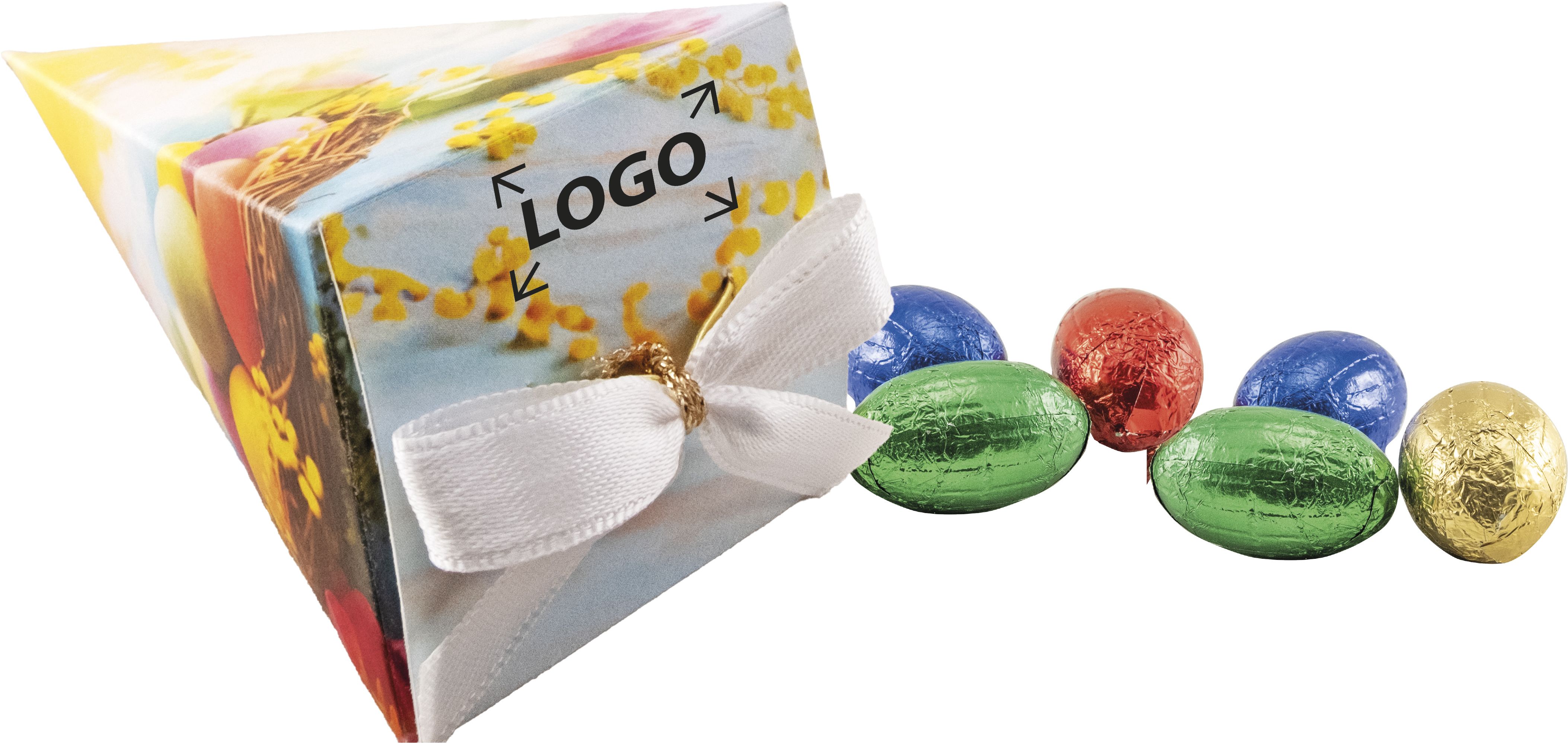 auf die Spitztüte (17,0 x 13,0 cm)