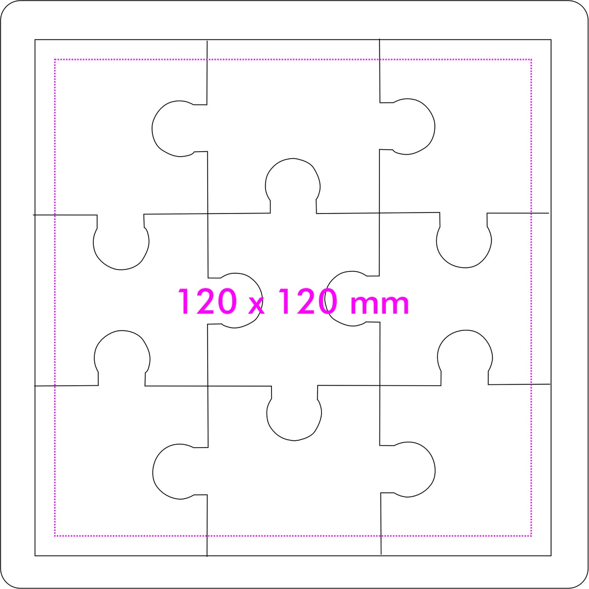 Vorderseite (12 x 12 cm)