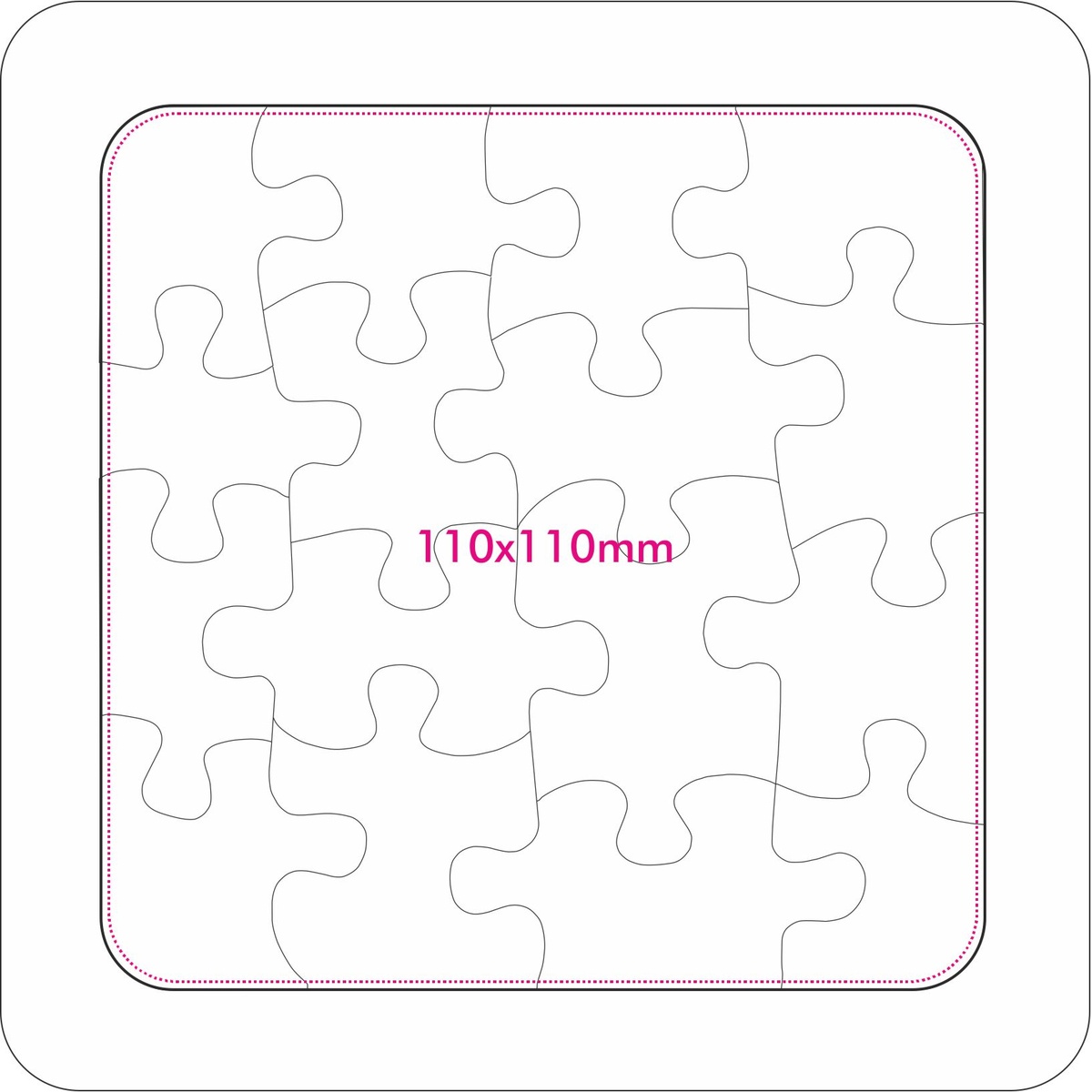 Vorderseite (11 x 11 cm)