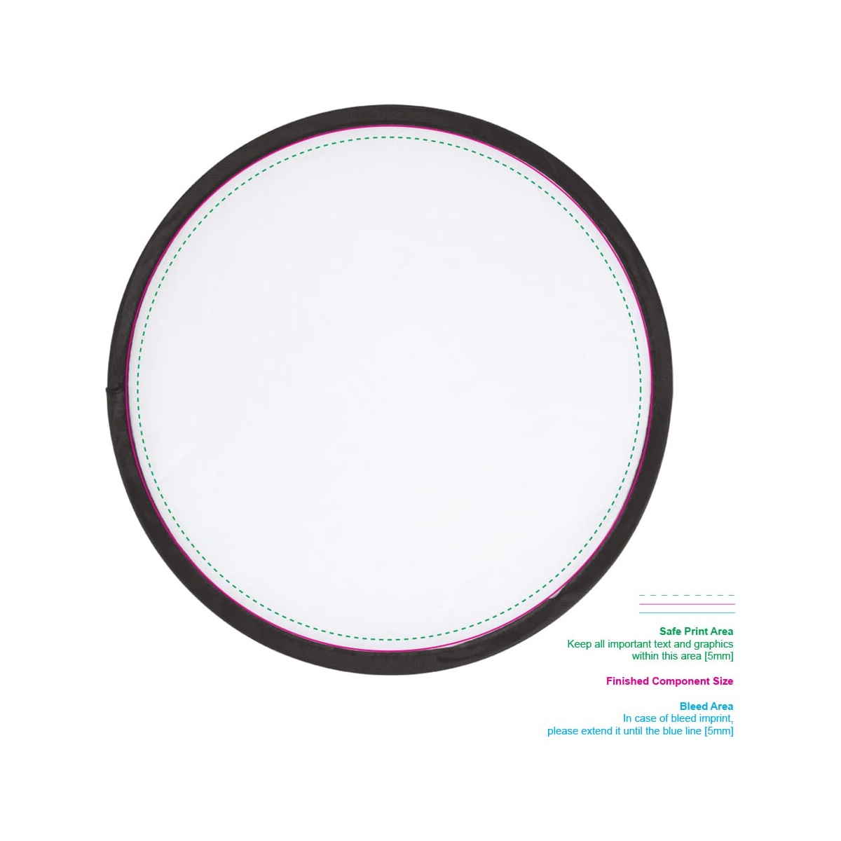 Auf der Frisbee (Ø 250 mm)