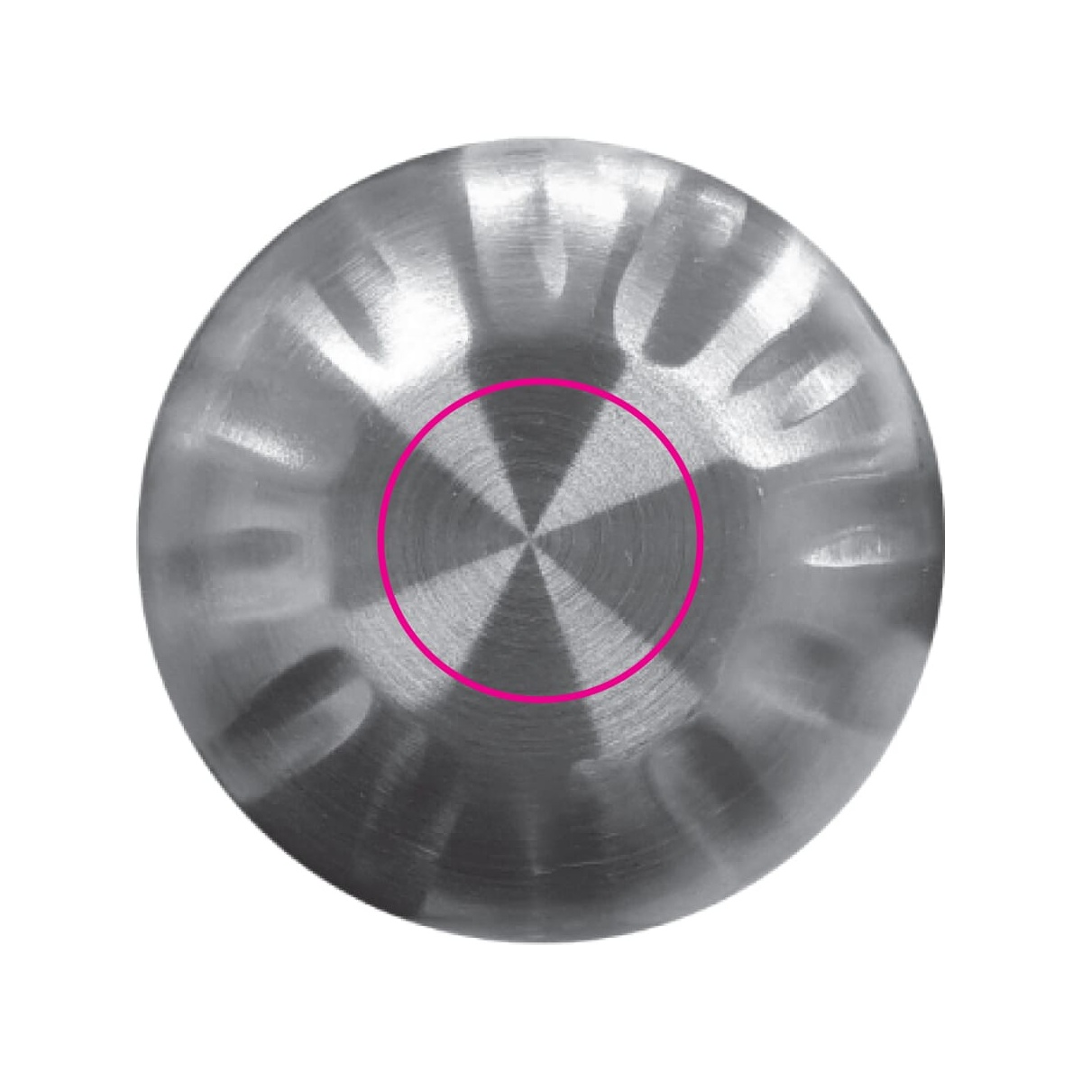 Auf der Kappe (Ø 17 mm)