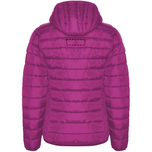 Großflächig auf die Rückseite (9,9 x 3 cm)