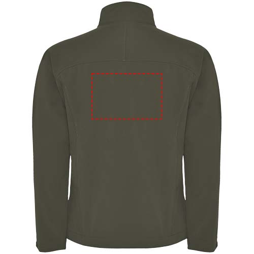 Großflächig auf die Rückseite (23 x 15 cm)