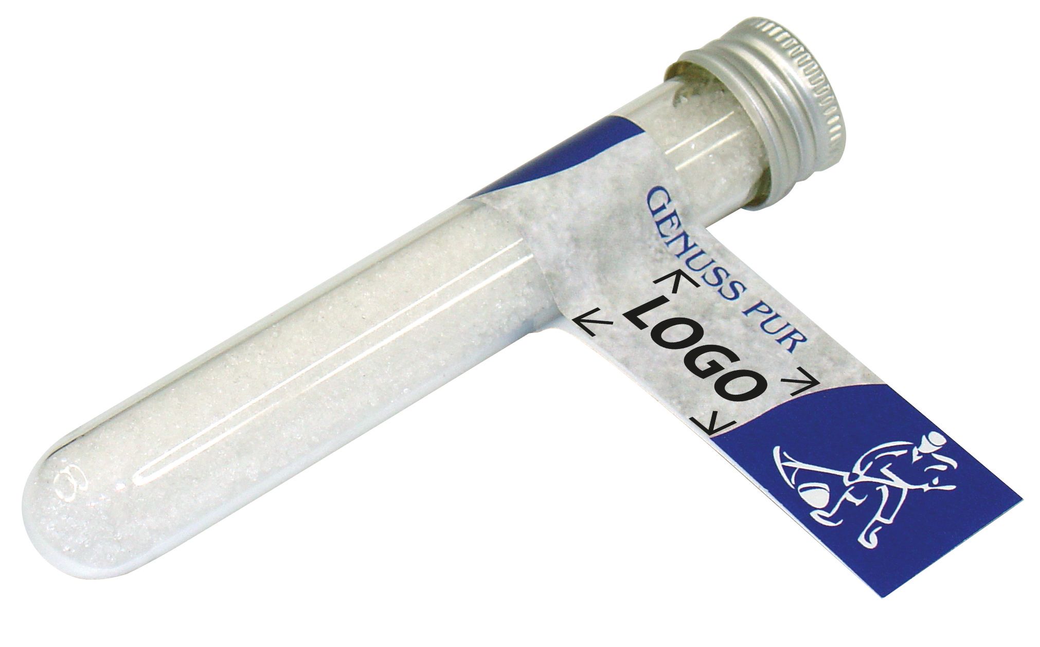 auf das Fähnchen (15,0 x 2,0 cm)