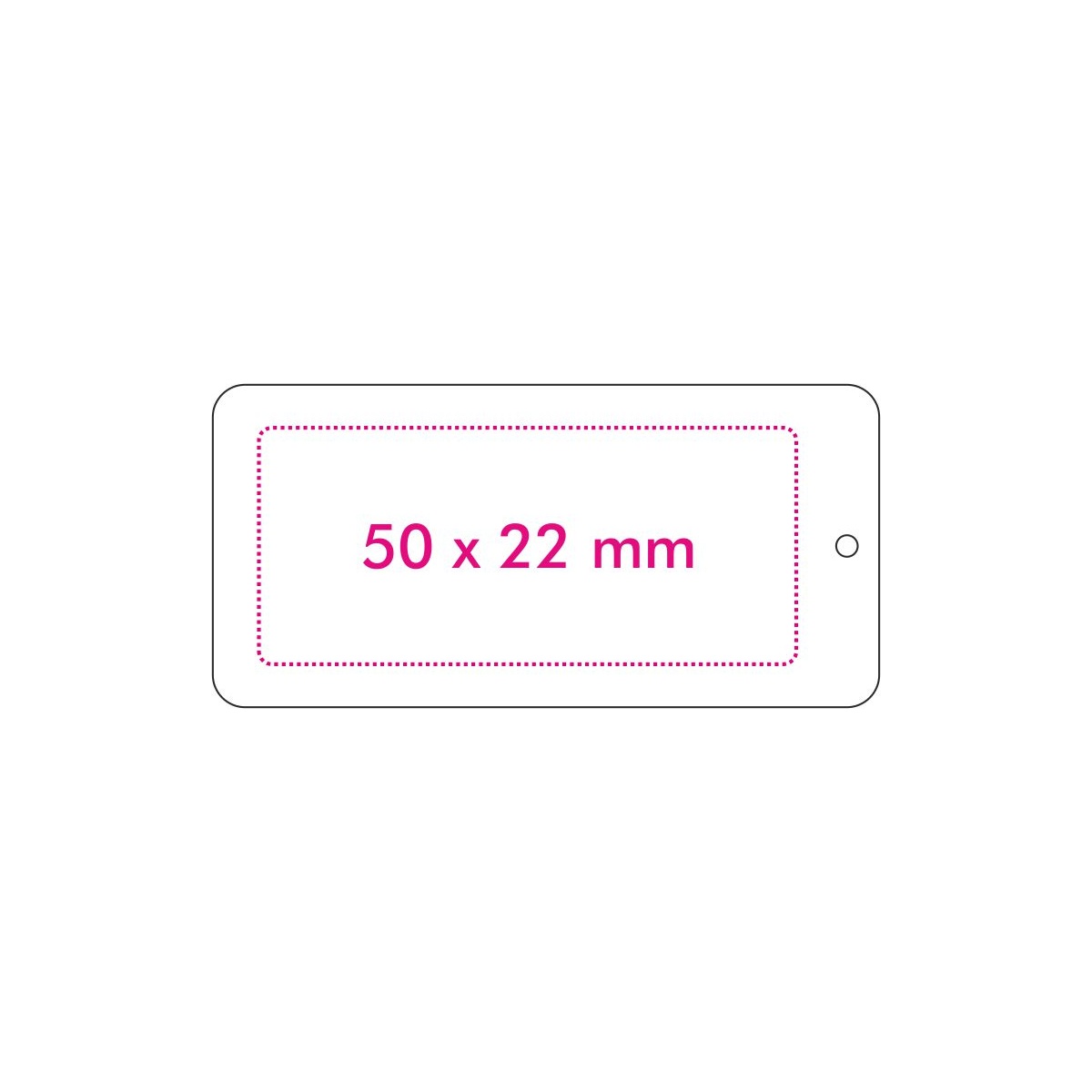 Rückseite (5 x 2,2 cm)