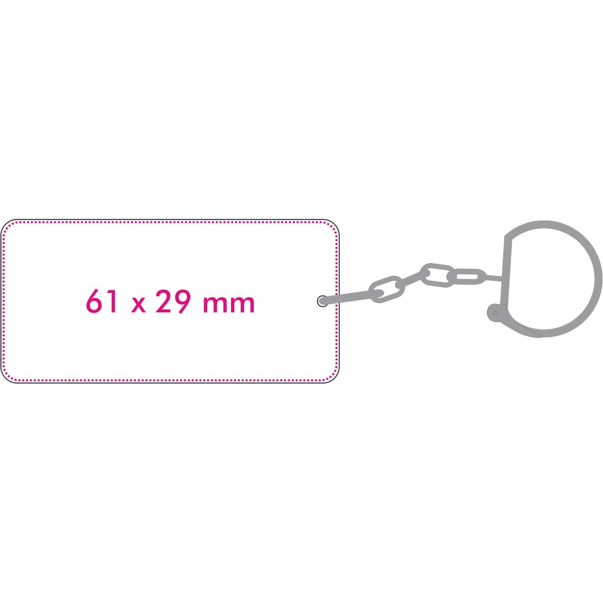 Rückseite (6,1 x 2,9 cm)